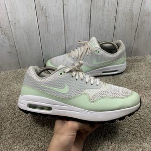 Nike Golf Air Max 1 G Golf Shoes 'Jade Aura' CI7576-111 ‎ Men's Size 9.5